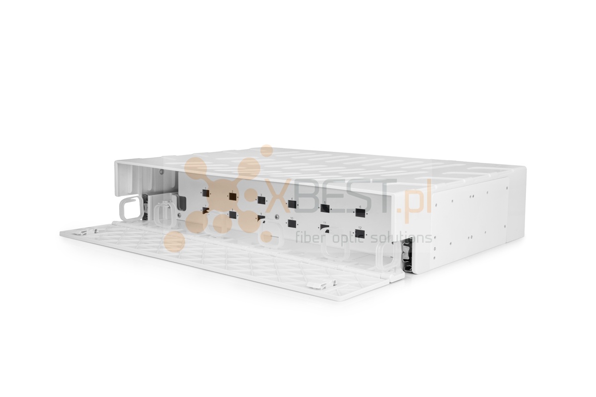 Patch Panel Tracom SLIDE 19" 2U, 12x SC Simplex (4xP3024)