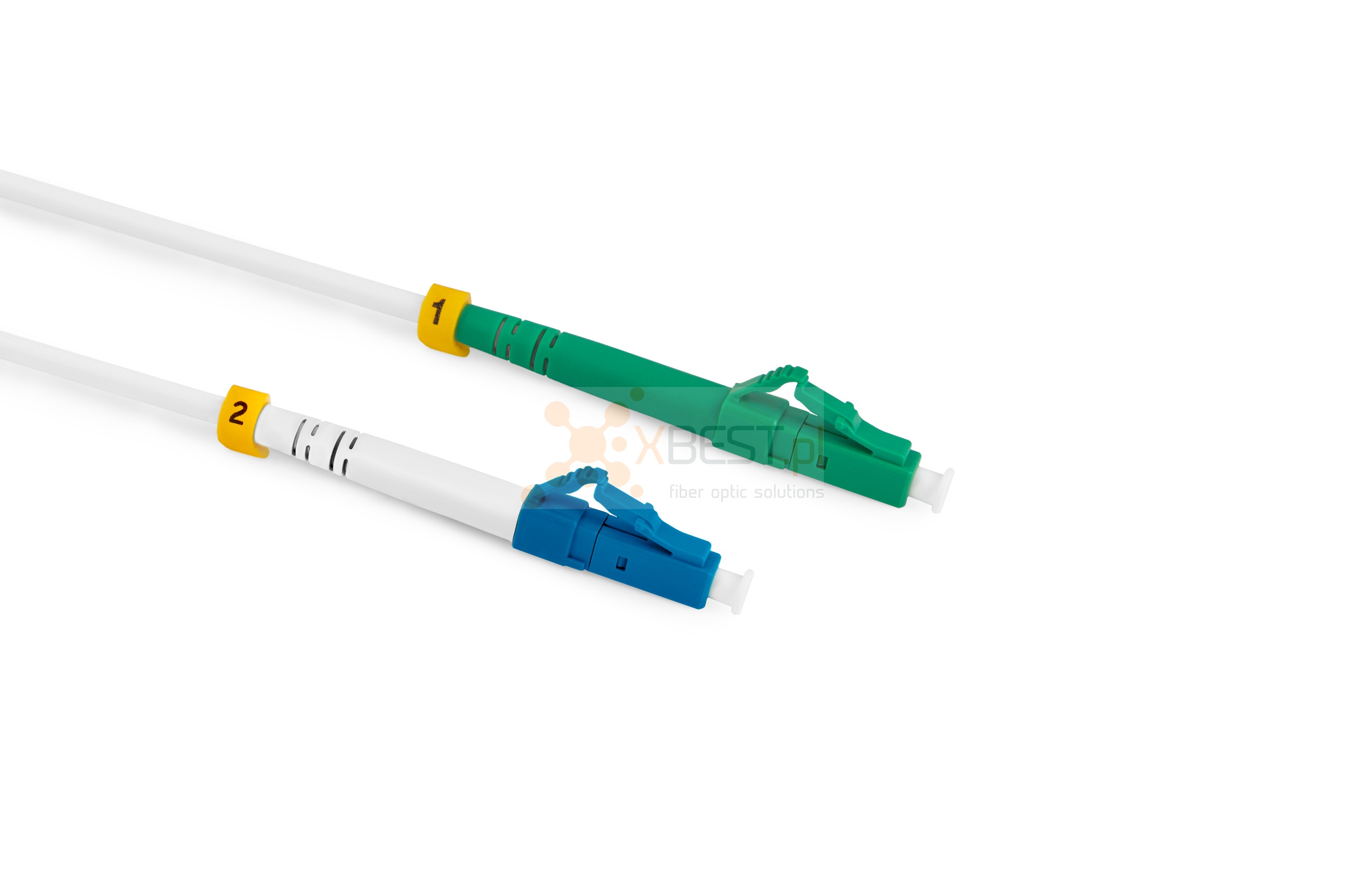 Patchcord ConnLink GOLD LC/APC-LC/UPC G.657A2 SIMPLEX 5M 3.0mm WHITE LSZH