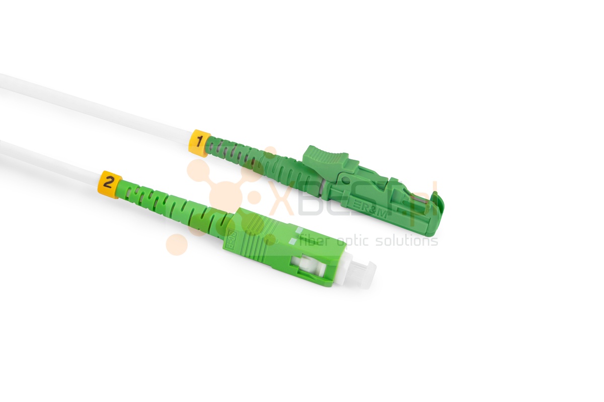 Patchcord ConnLink GOLD LSH/APC-SC/APC G.657A2 SIMPLEX 5M 3.0mm WHITE LSZH