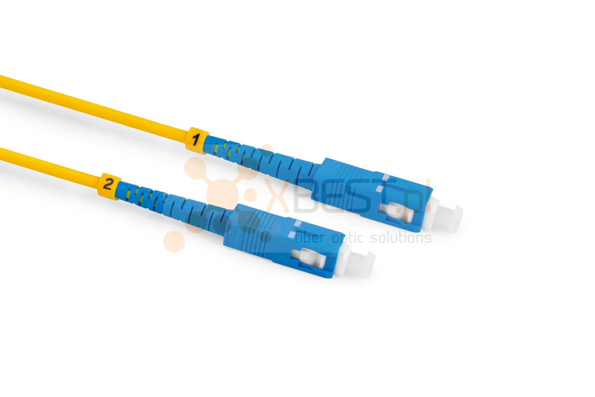 Patchcord ConnLink GOLD SC/UPC-SC/UPC G.652D SIMPLEX 40M 3.0mm YELLOW LSZH