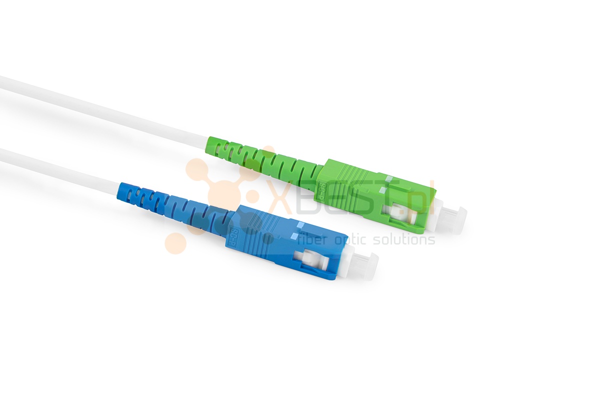 Patchcord OPTIX Mini LSZH W-NOTKSdD GOLD SC/APC-SC/UPC, SM G657B3, SIMPLEX 10M