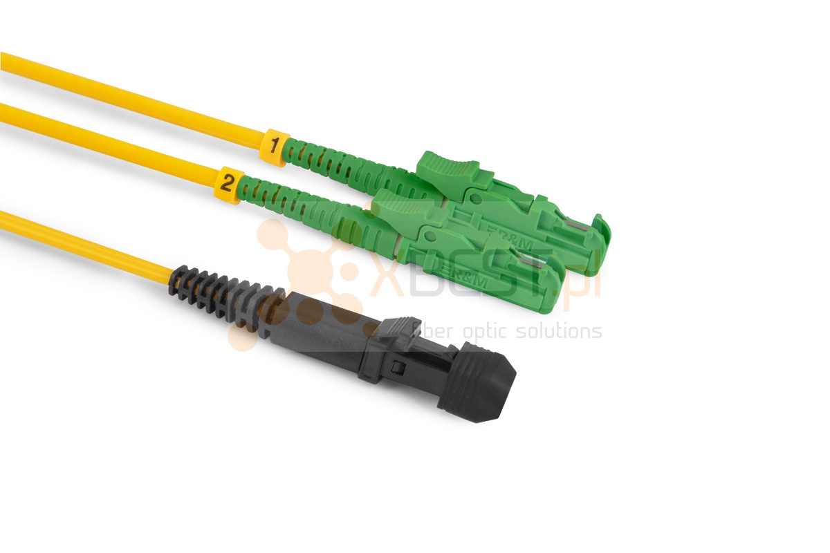 Patchcord ConnLink SILVER LSH/APC-MTRJ(F) G.652D DUPLEX 3M 3.0mm YELLOW LSZH