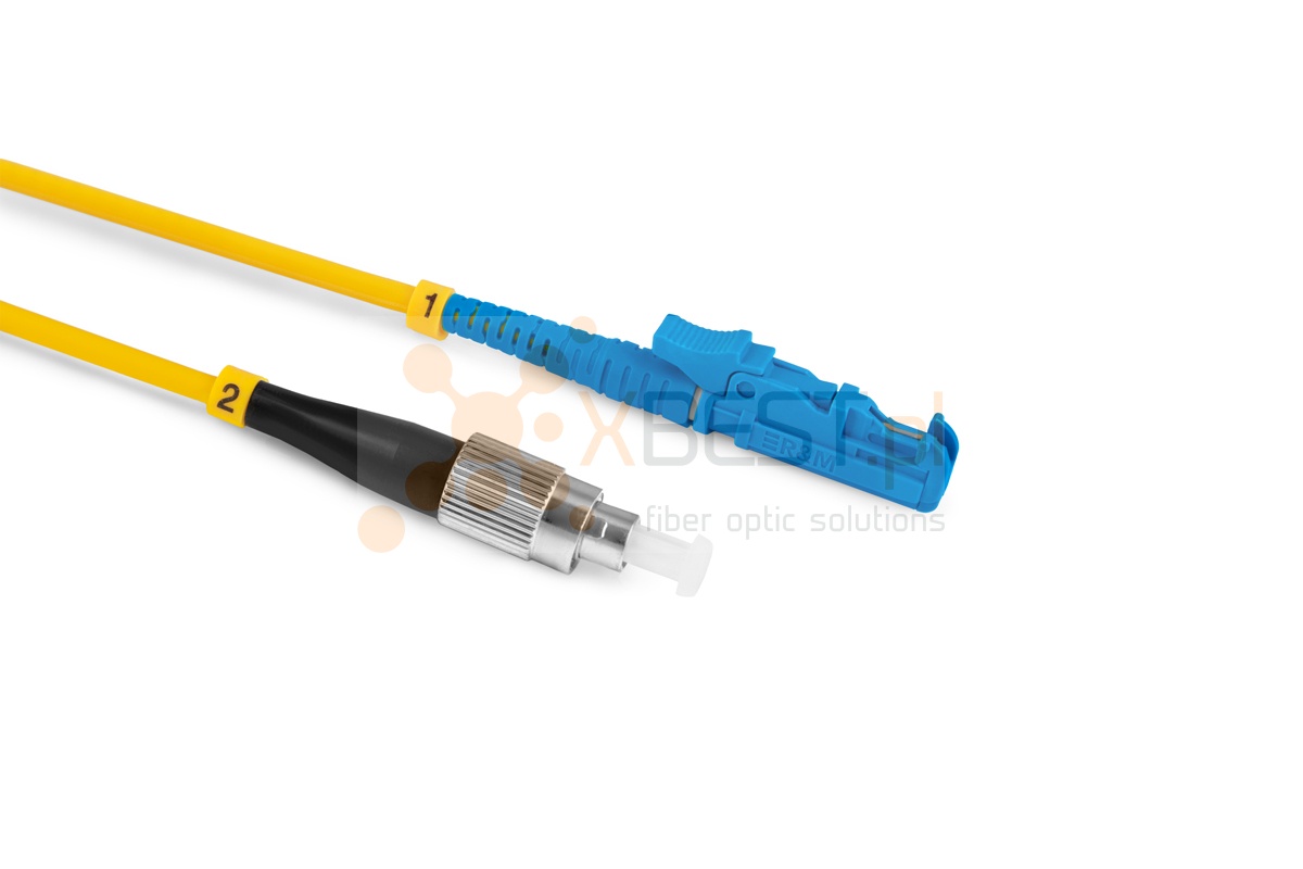 Patchcord ConnLink SILVER LSH/UPC-FC/UPC G.652D SIMPLEX 2M 3.0mm YELLOW LSZH