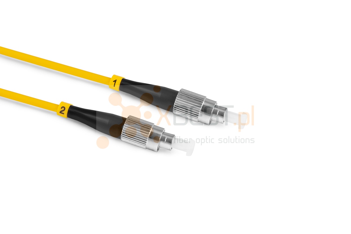 Patchcord ConnLink SILVER FC/UPC-FC/UPC G.652D SIMPLEX 2M 3.0mm YELLOW LSZH