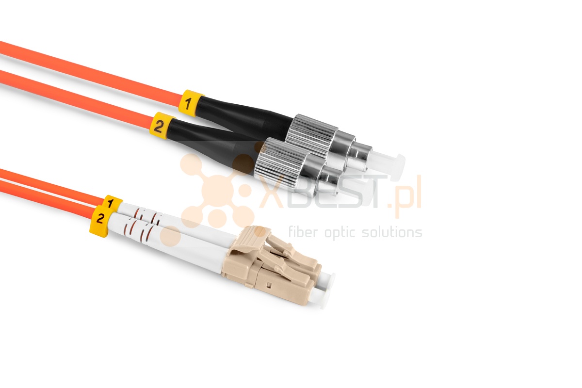 Patchcord OPTO FC/UPC-LC/UPC, MM 50/125 (OM2), DUPLEX, 1M