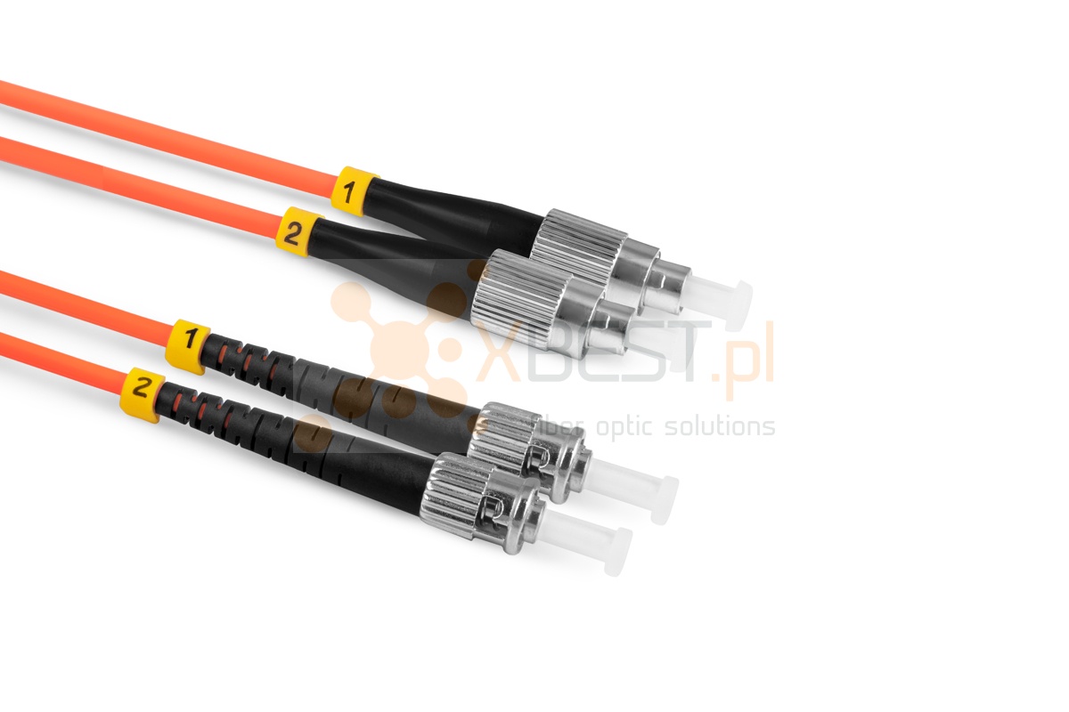 Patchcord OPTO FC/UPC-ST/UPC, MM 50/125 (OM2), DUPLEX, 1M