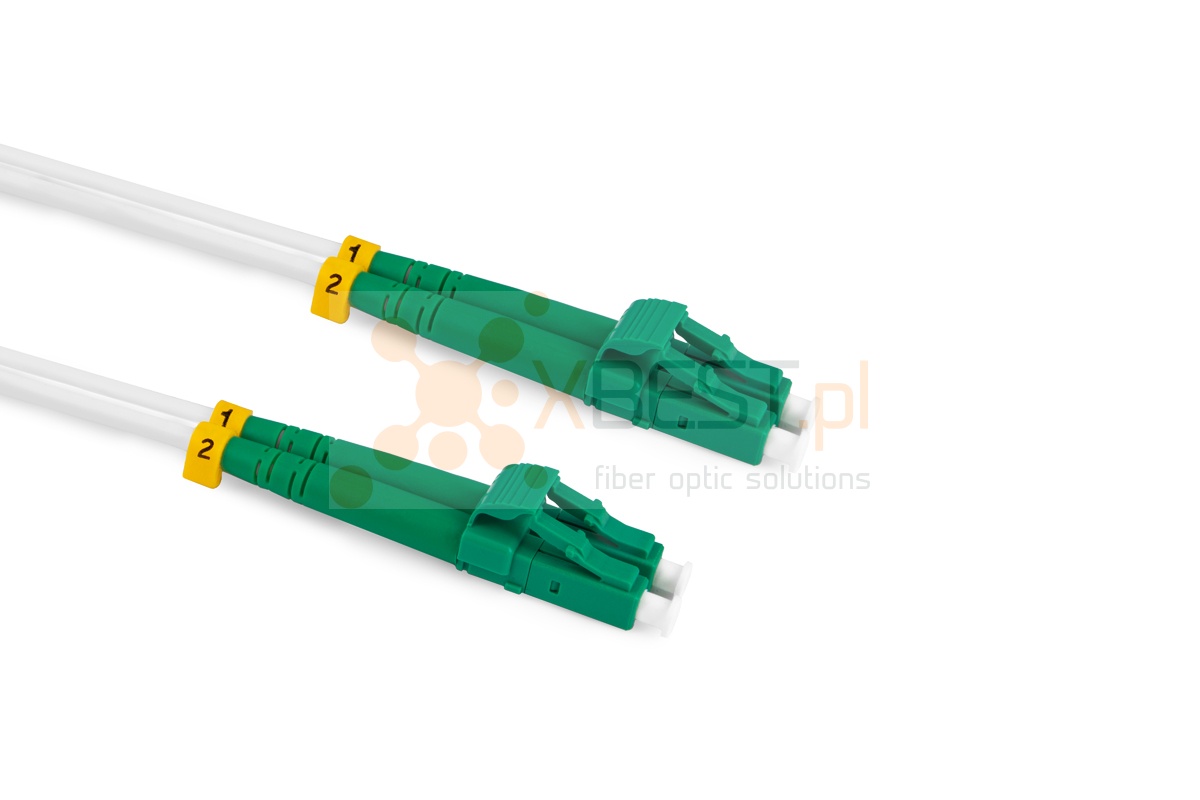 Patchcord ConnLink SILVER LC/APC-LC/APC G.657A2 DUPLEX 7M 3.0mm WHITE LSZH