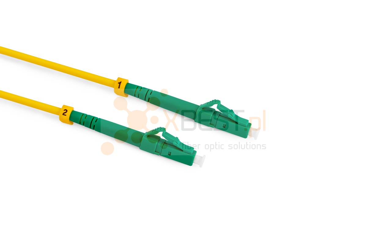 Patchcord ConnLink SILVER LC/APC-LC/APC G.652D SIMPLEX 0.5M 3.0mm YELLOW LSZH