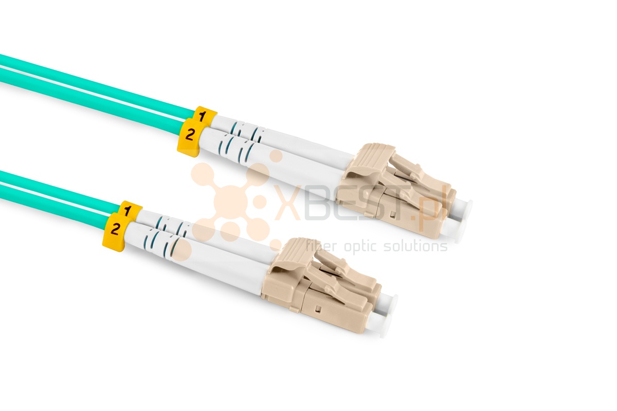 Patchcord OPTO LC/UPC-LC/UPC, MM 50/125 (OM3), DUPLEX, 1M