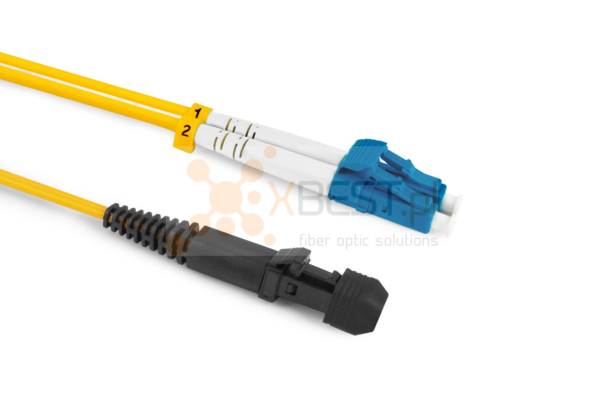 Patchcord ConnLink SILVER LC/UPC-MTRJ(F) G.652D DUPLEX 5M 3.0mm YELLOW LSZH