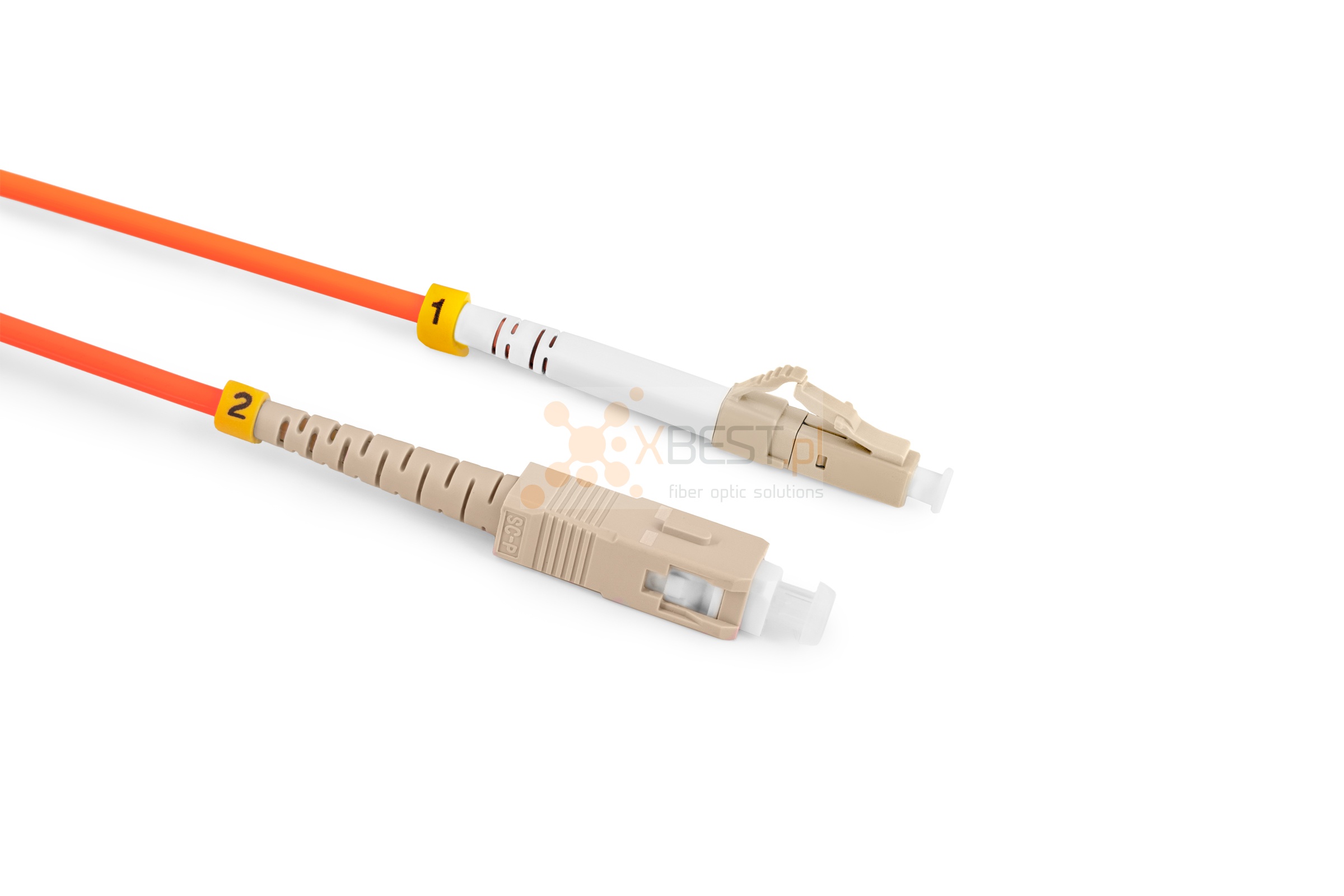 Patchcord OPTO LC/UPC-SC/UPC, MM 50/125 (OM2), SIMPLEX, 2M