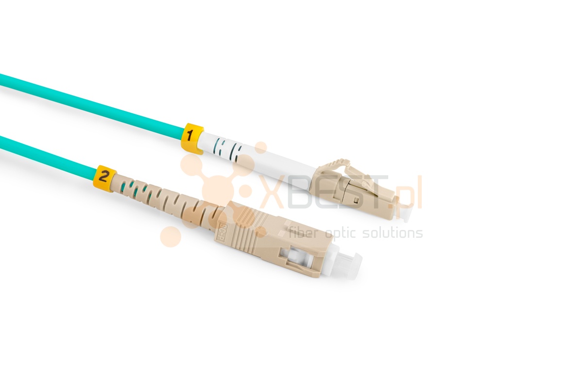 Patchcord OPTO LC/UPC-SC/UPC, MM 50/125 (OM3), SIMPLEX, 3M