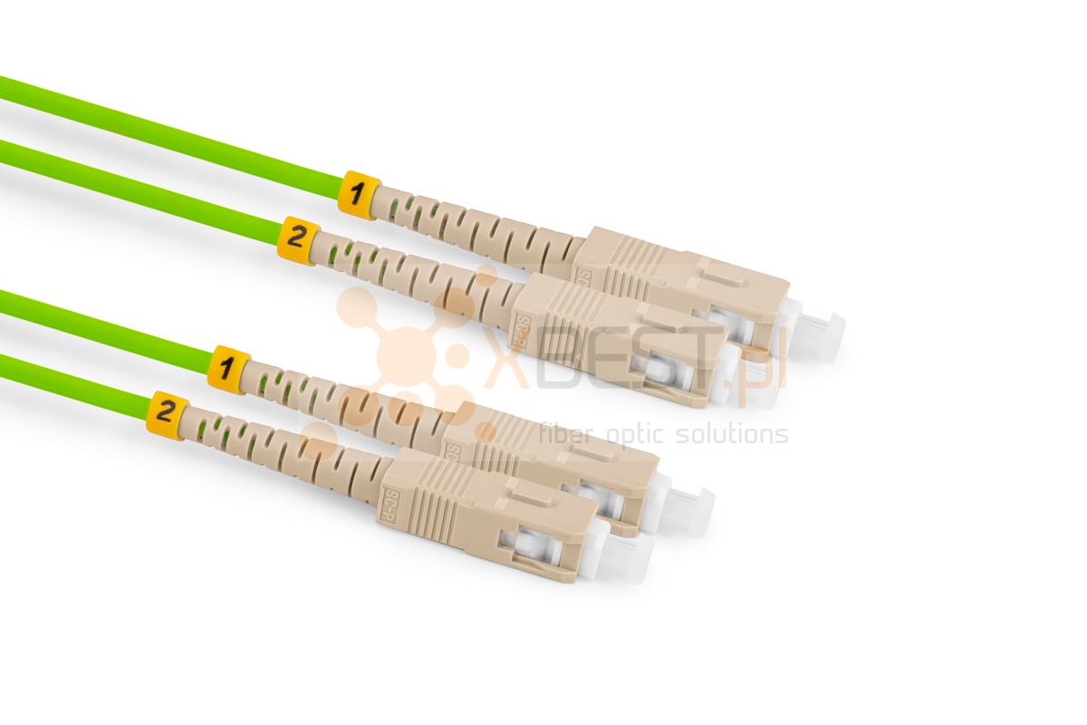 Patchcord OPTO SC/UPC-SC/UPC, MM 50/125 (OM5), DUPLEX, 2M