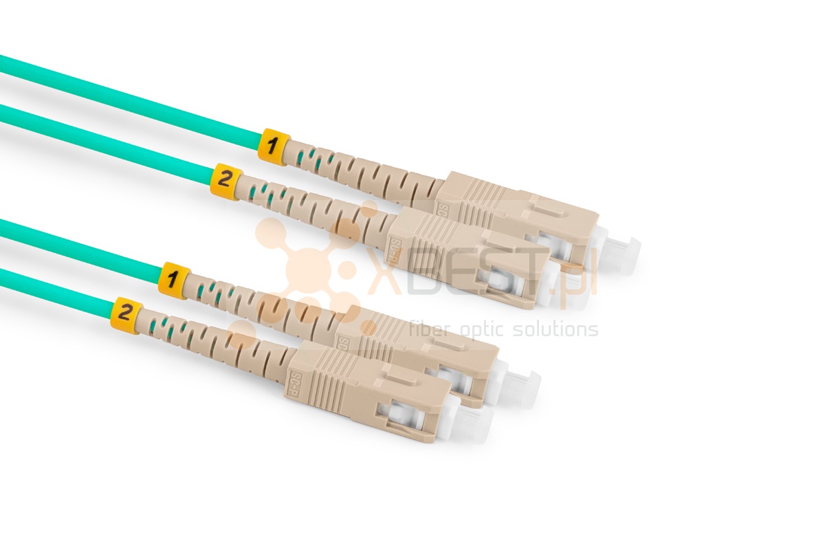 Patchcord OPTO SC/UPC-SC/UPC, MM 50/125 (OM3), DUPLEX, 3M