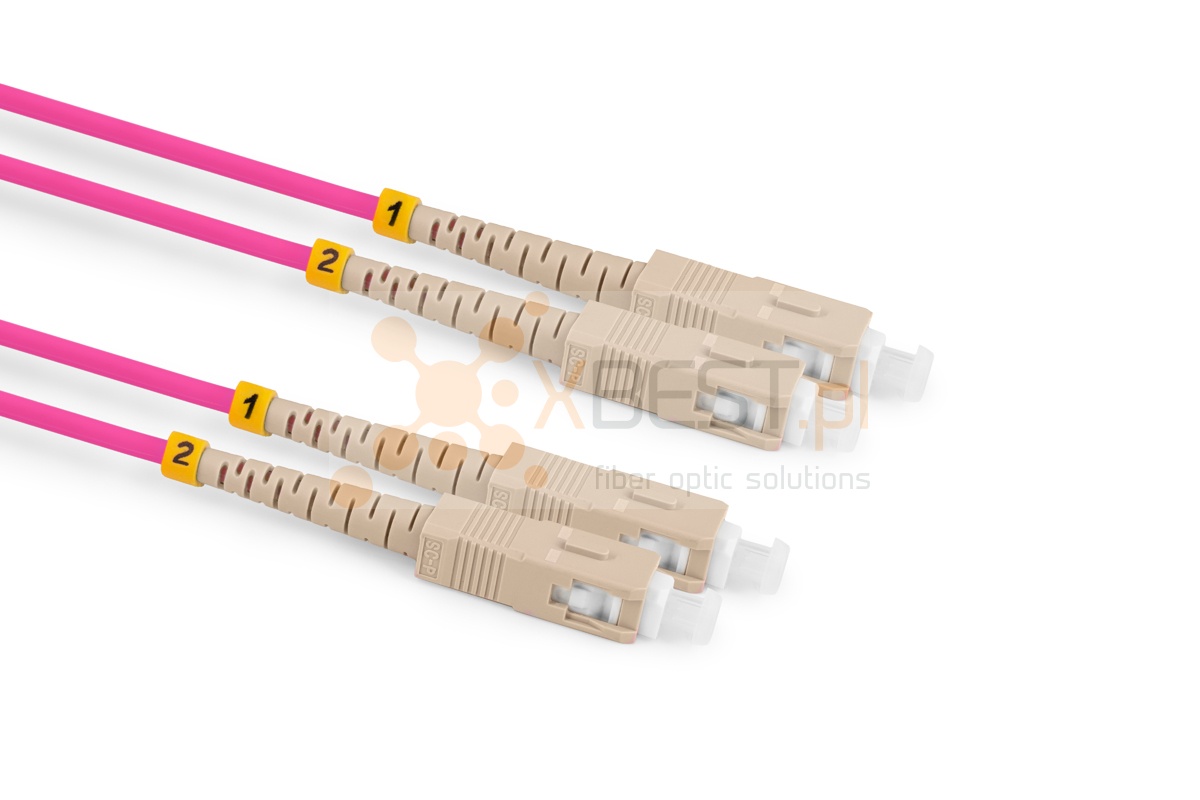 Patchcord OPTO SC/UPC-SC/UPC, MM 50/125 (OM4), DUPLEX, 2M