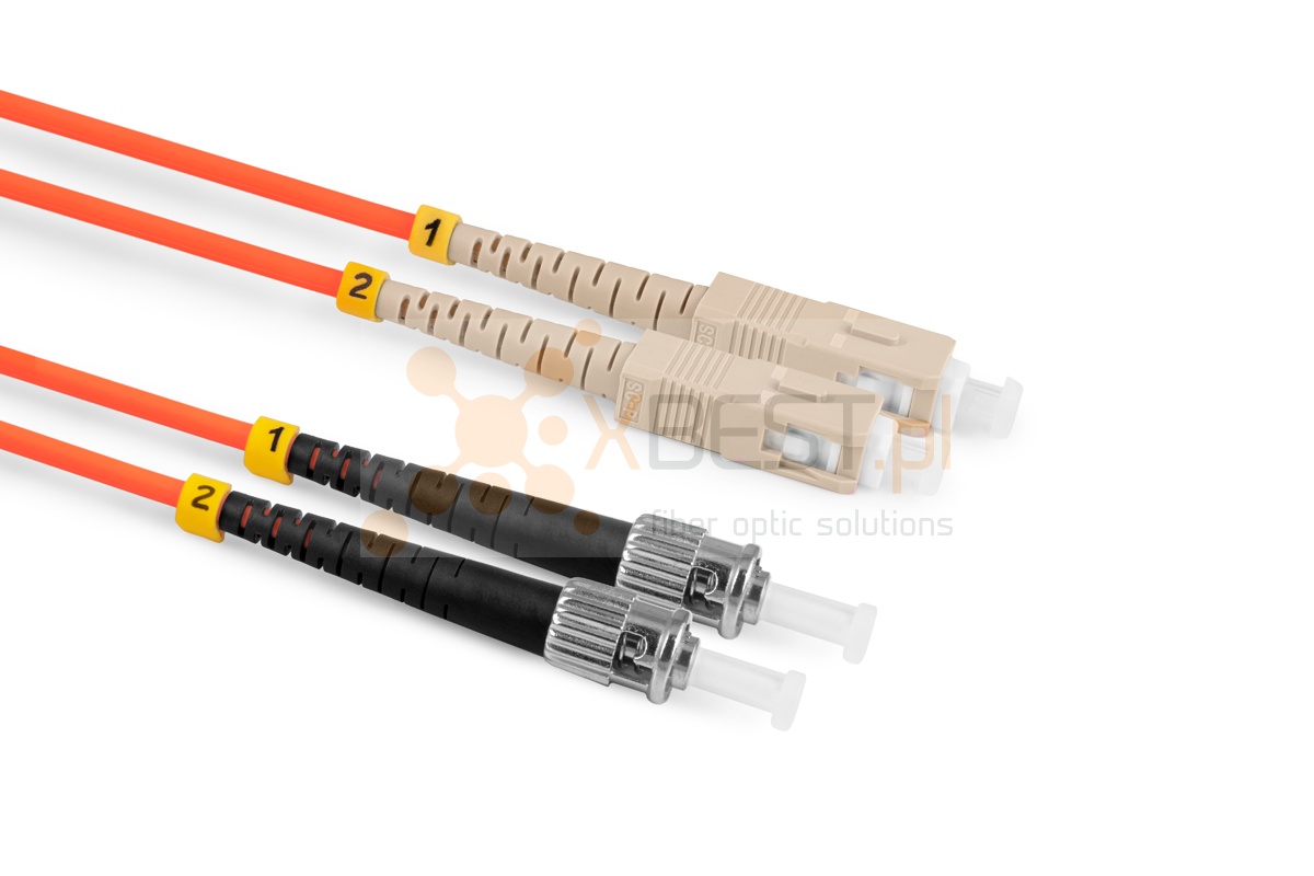Patchcord OPTO SC/UPC-ST/UPC, MM 50/125 (OM2), DUPLEX, 10M