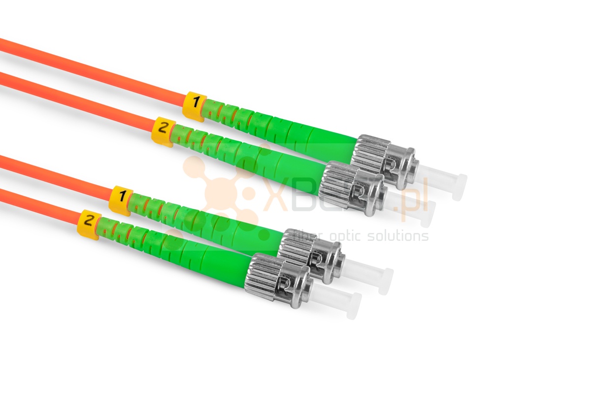 Patchcord OPTO ST/APC-ST/APC, MM 50/125 (OM2), DUPLEX, 25M