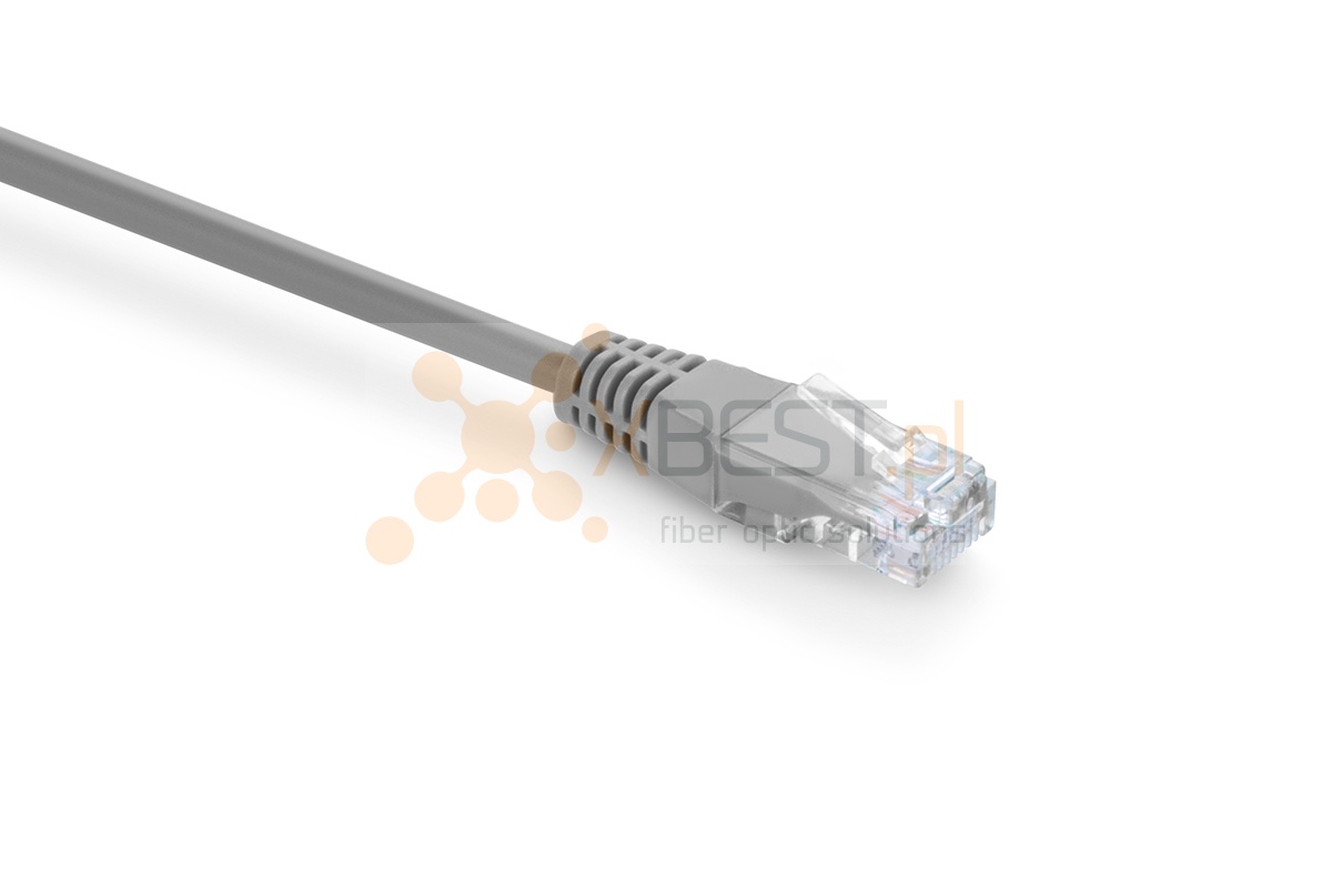 Patchcord U / UTP Cat 5e, 1,5m, Jasno szary ( Light Grey )