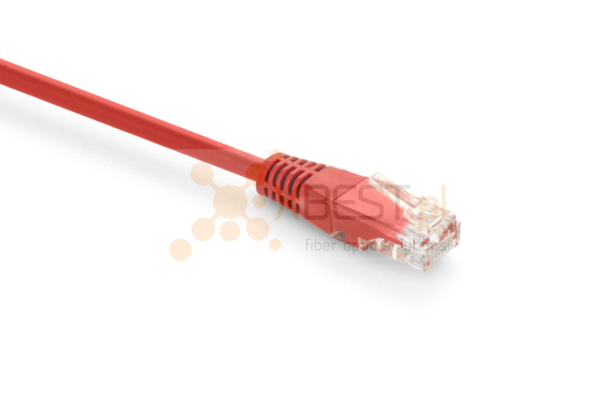 Patchcord U/UTP Cat 6, 3m, red