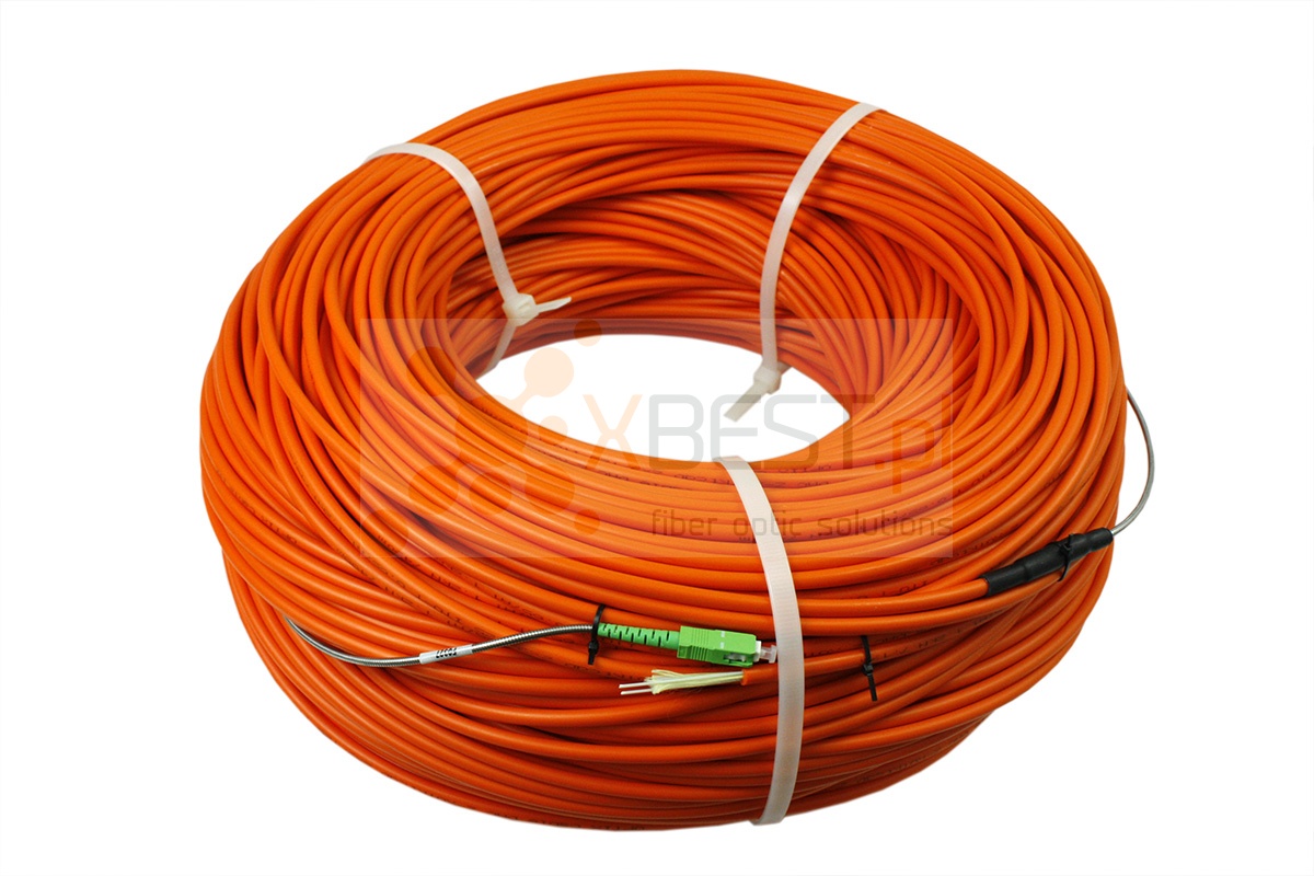 Armoured Pigtail DAC OPTO, 1x SC/APC, SM G657A1, 200M