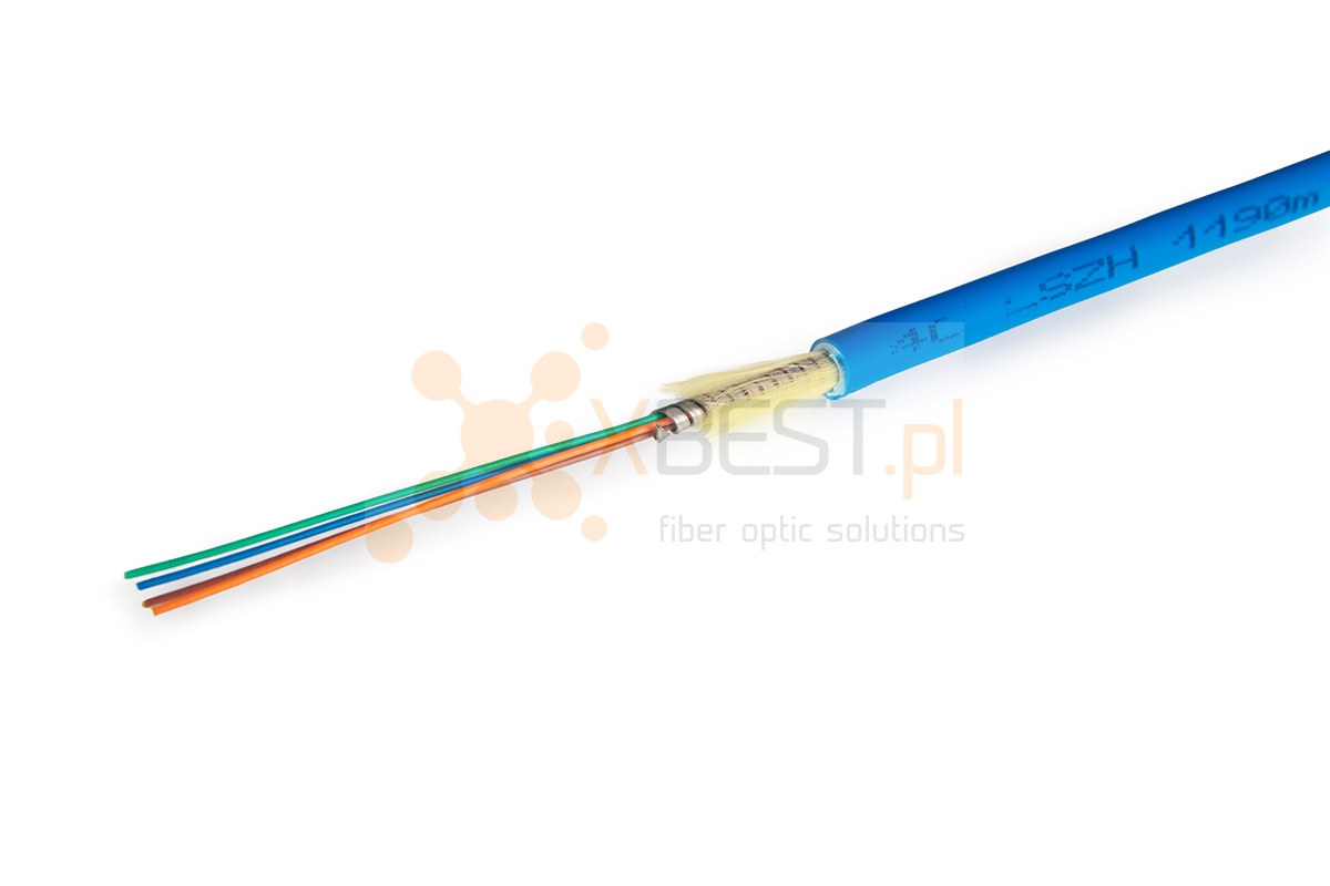 Pigtail zbrojony OPTO, 4x SC/APC, SM G657A2, 50M
