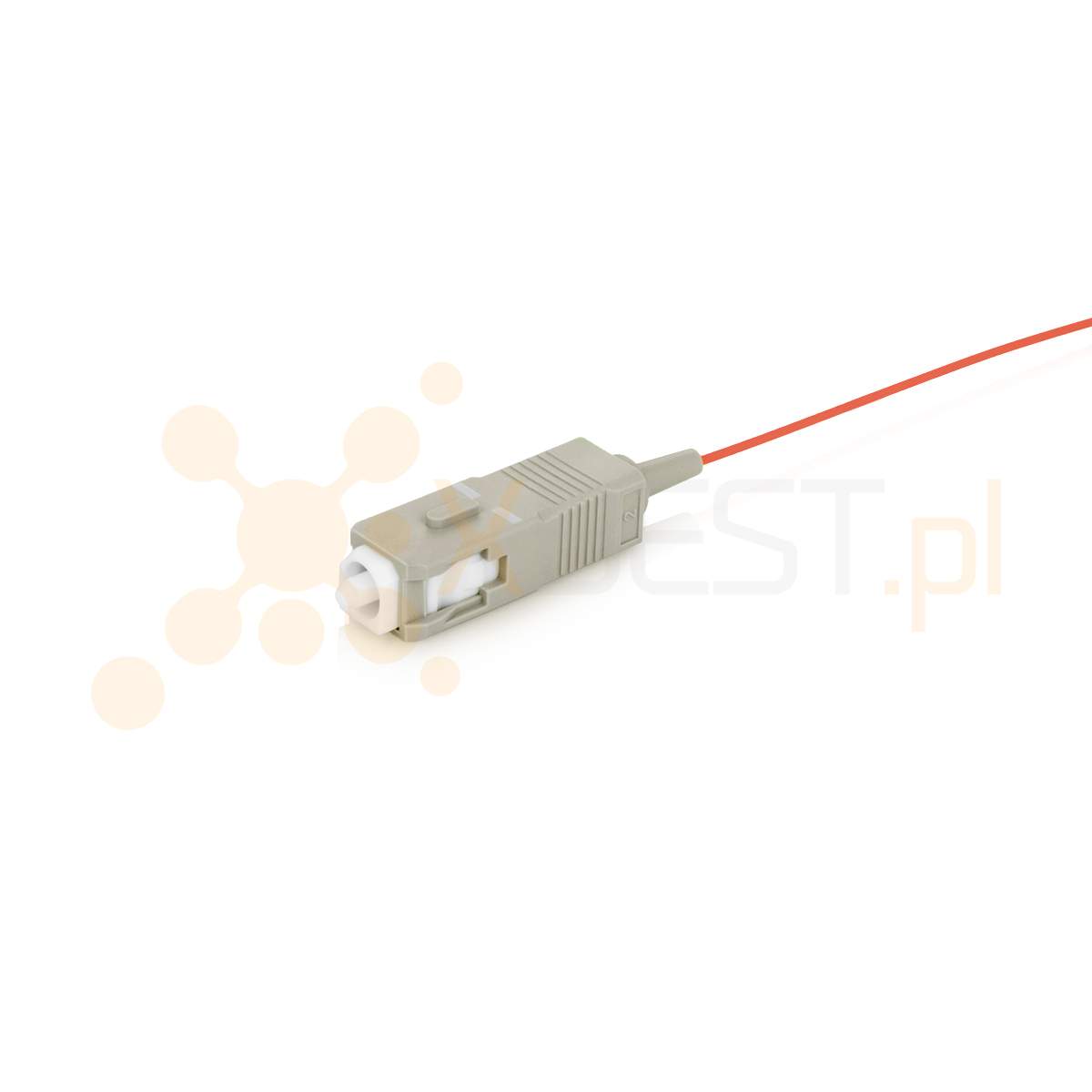 Pigtail ConnLink SILVER SC/UPC OM2 2M 0.9mm ORANGE LSZH Easy Strip