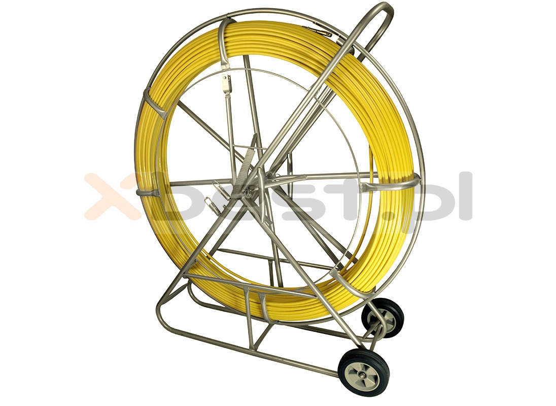Pilot do wciągania kabli 300m, 14mm (włókno szklane FRP + Stojak)