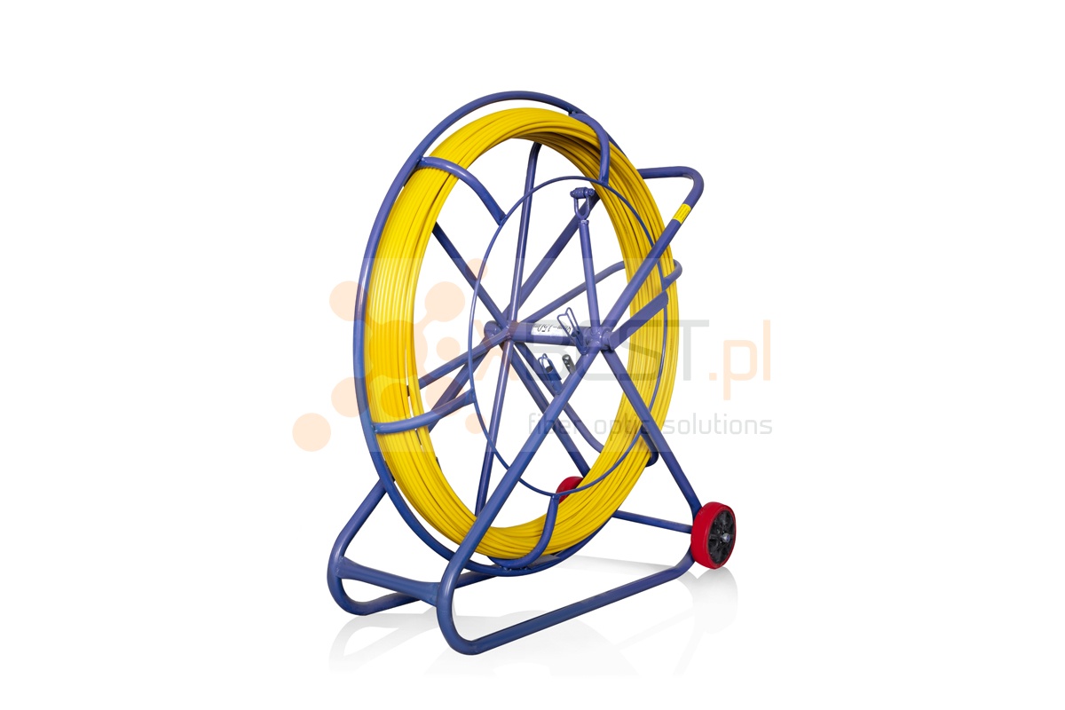 Pilot do wciągania kabli 200m, 8mm (włókno szklane FRP + Stojak) BASIC