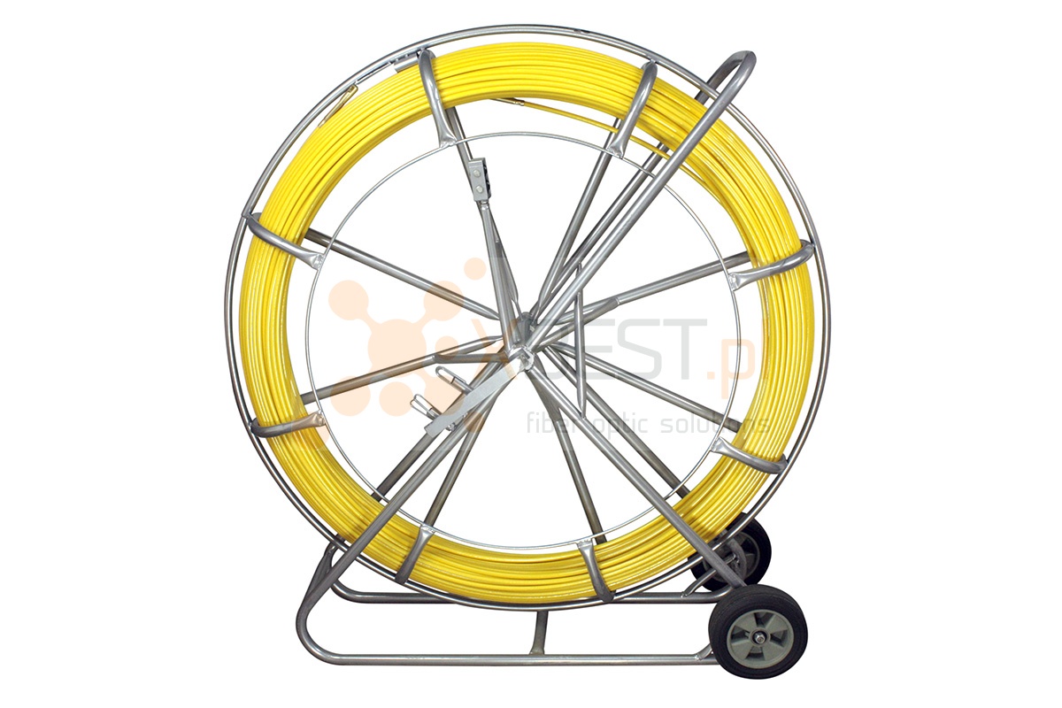 Pilot do wciągania kabli 300m, 11mm (włókno szklane FRP + Stojak)