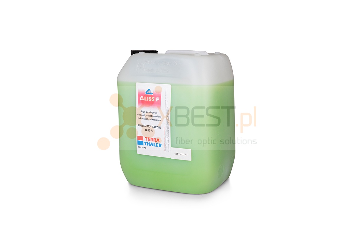 Płyn poślizgowy do wdmuchiwania kabli, Gliss F, 10L