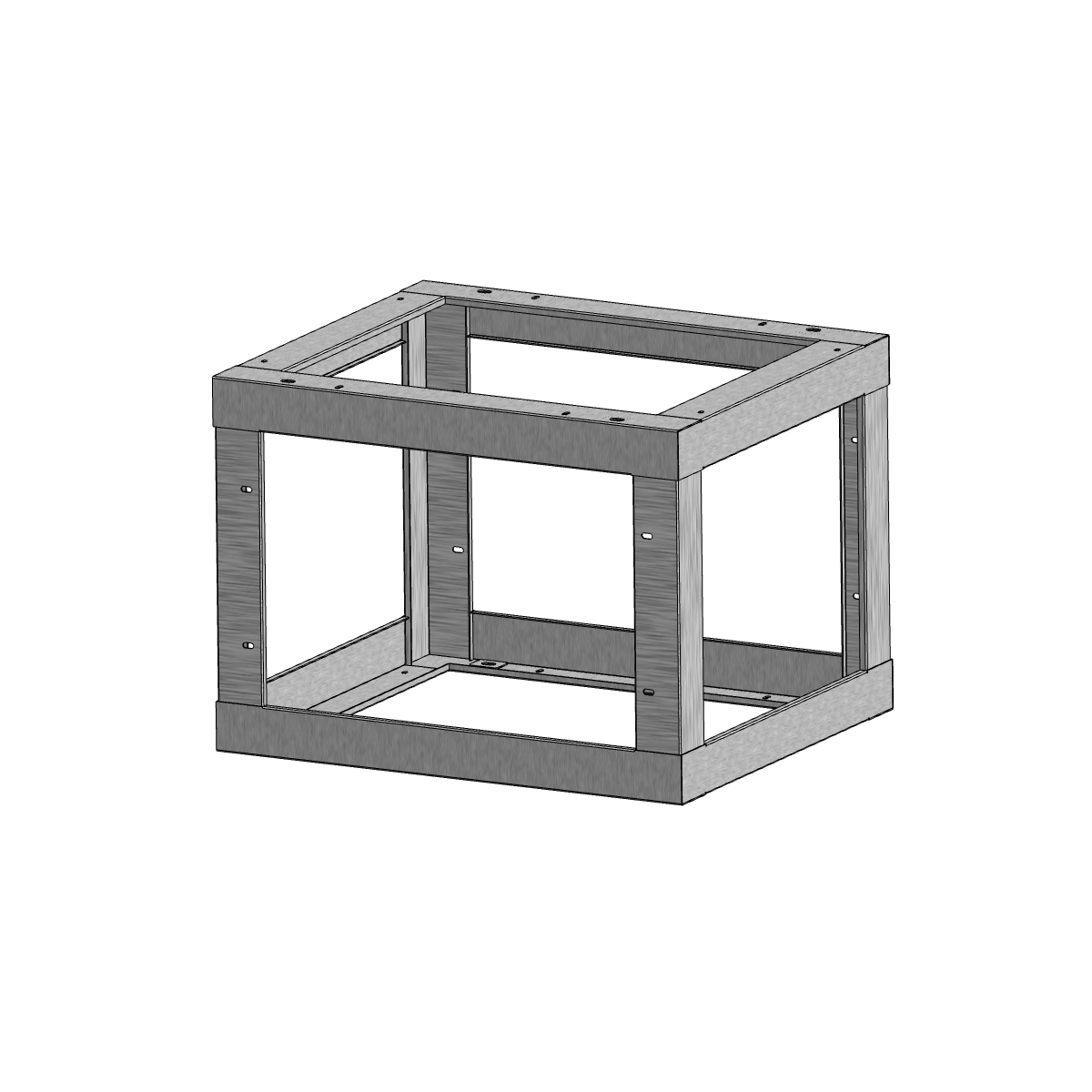 Pedestal for TOC Tycon cabinets PED-TOC-0600/0700/0820-SS201