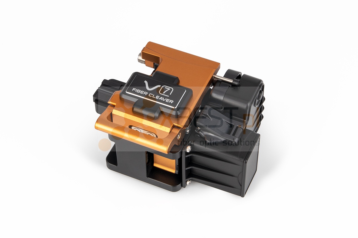 Professional fibre optic cleaver with automatic container INNO V7+
