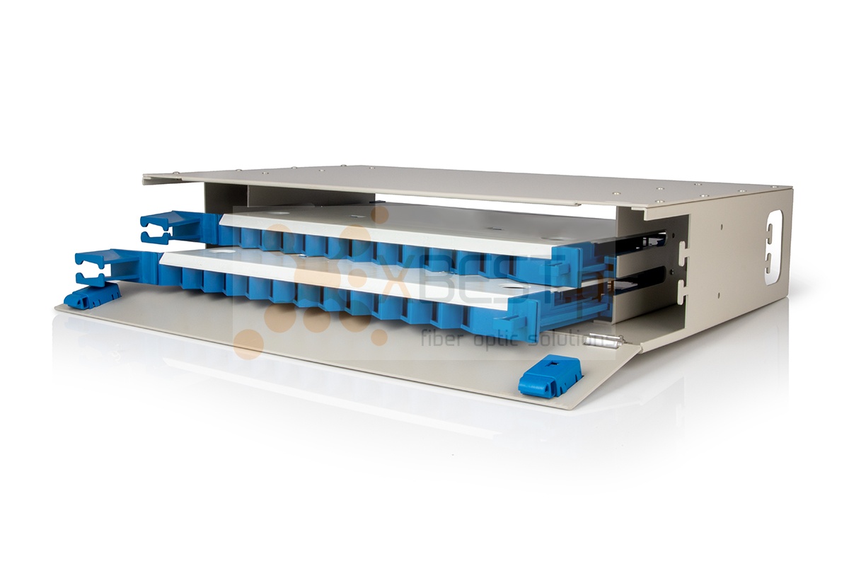Przełącznica światłowodowa modułowa 19" Tracom ODF-U 24J (2U)