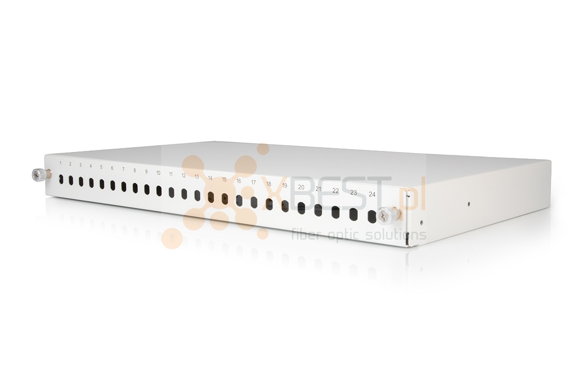 Przełącznica światłowodowa Tracom 19", 24x FC/ST Simplex, 1U (2xP4112 v.2)