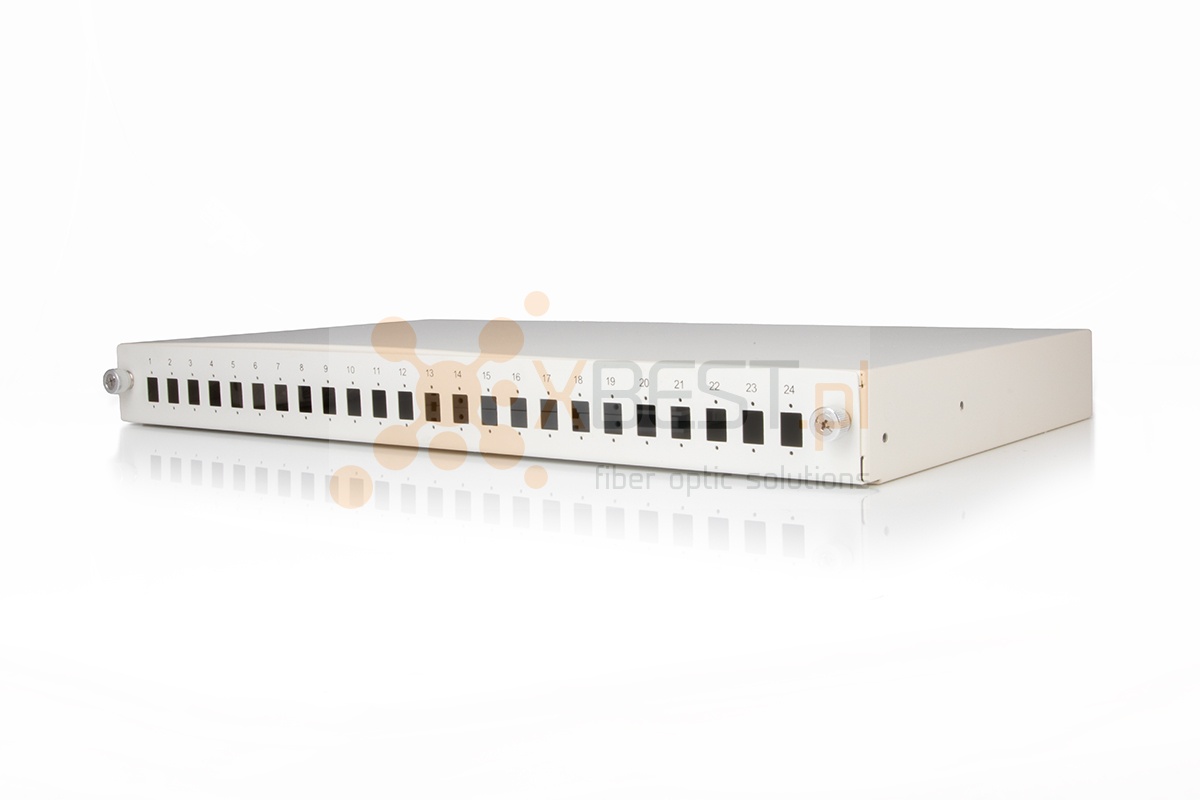 Przełącznica światłowodowa Tracom 19", 24x SC Simplex, 1U (2xP4112 v.2)