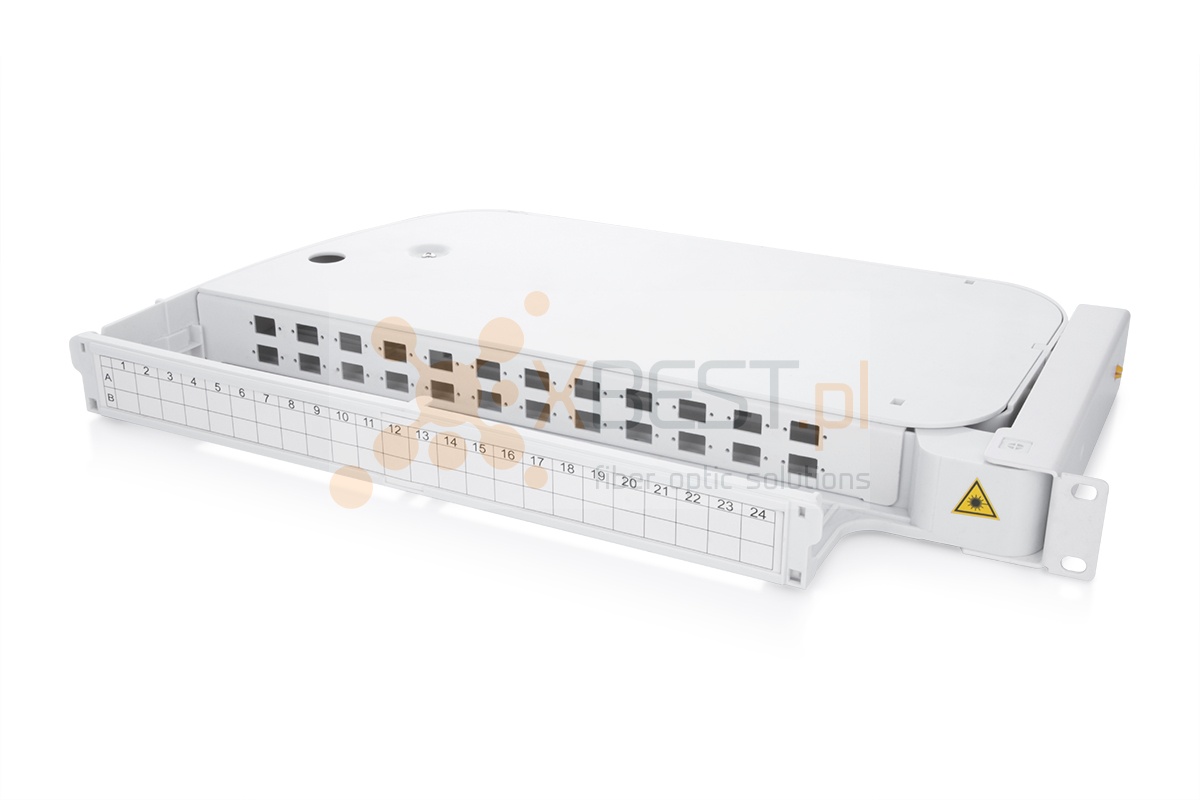 Przełącznica światłowodowa Tracom ODF-W 24x SC SLX 1U (2x30(24))