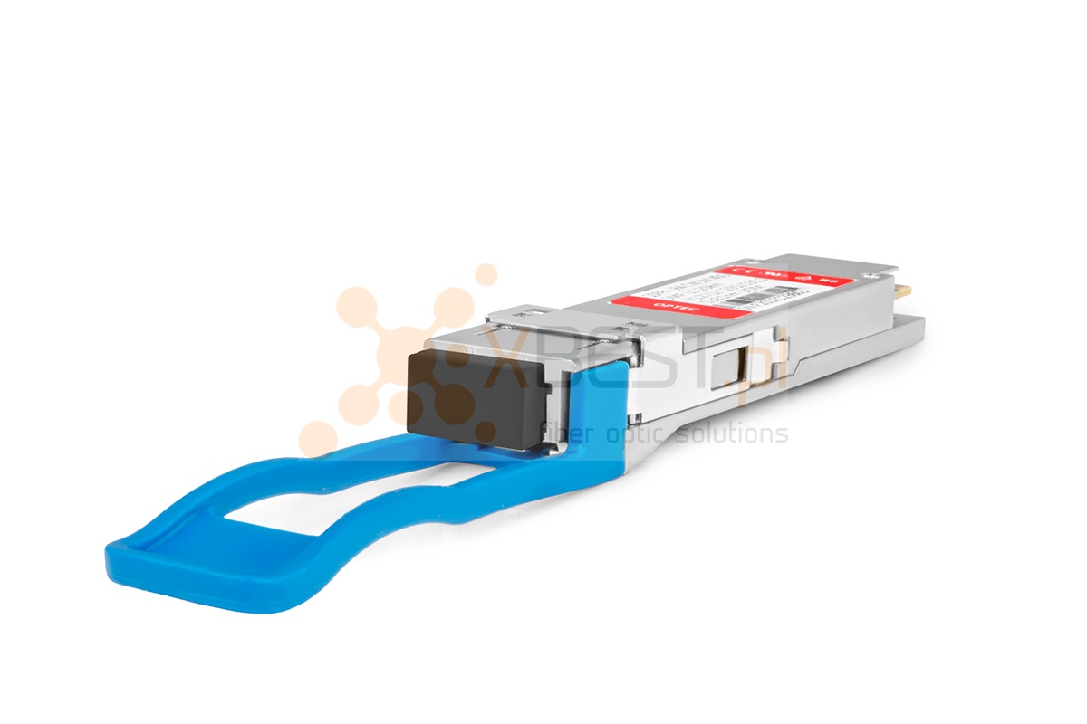 QSFP28 OPTEC, 100G, SM LC, 10km, TX1271/1291/1311/1331nm, DML, DDM (QSFP28-100GBASE-CWDM4/4WDM-10)