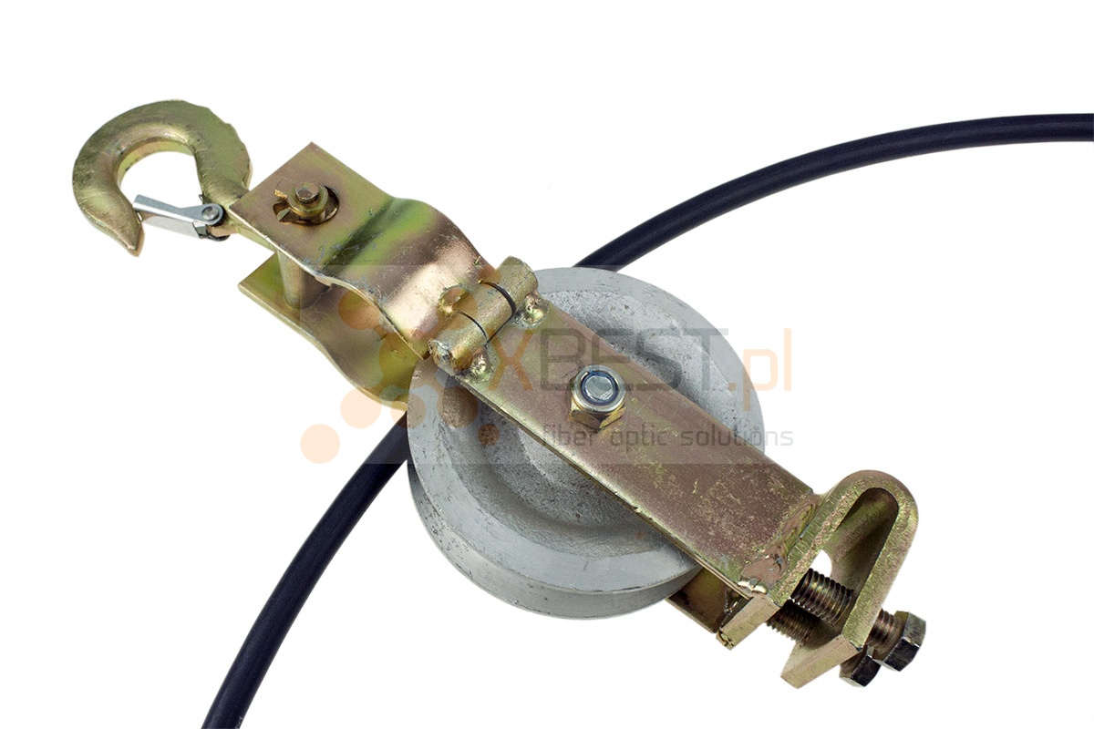 Rolka do rozwieszania kabli, aluminium (112x32mm)