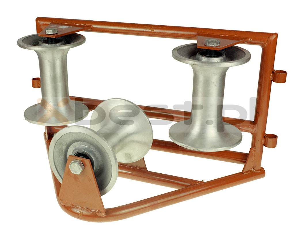 Rolka kablowa kątowa, narożna, aluminium