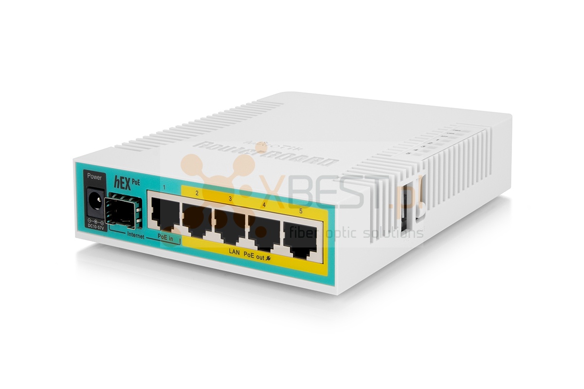 MikroTik RouterBoard RB960PGS hEX PoE, 5xGE, 1xSFP ports
