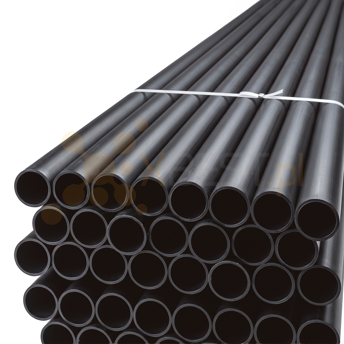 RHDPE-M Pipe 75 x 4.5 mm, Black