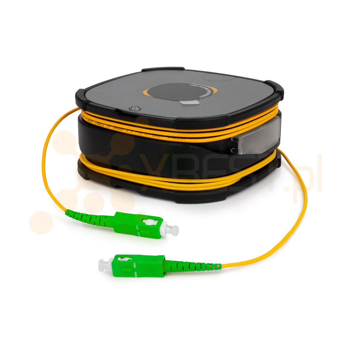 OTDR Launch cable SQUARE 9/125um 1km SC/APC-SC/APC, (rozbiegówka) 