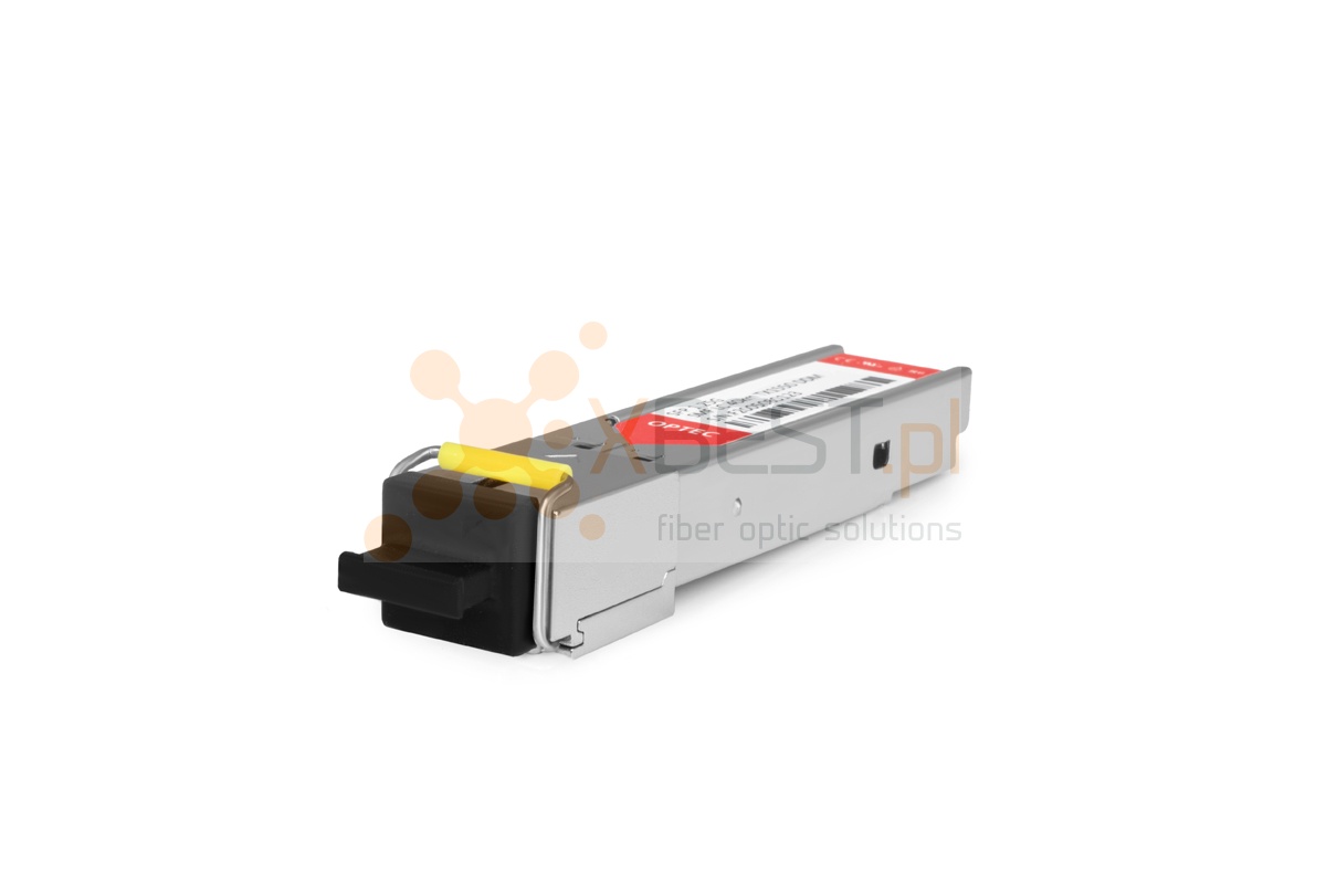 SFP WDM OPTEC, 1.25G, SM SC, 36dB (160km), TX1510/RX1570, DDM