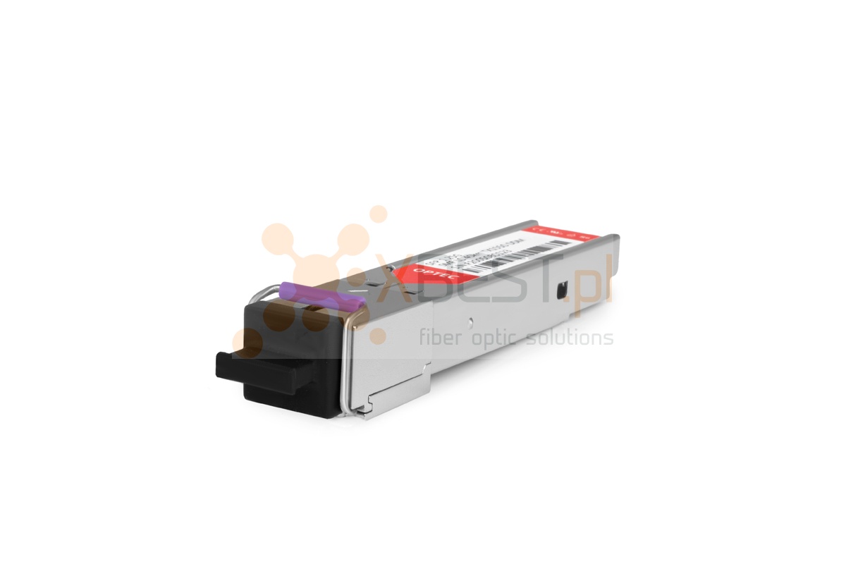 SFP WDM OPTEC, 1.25G, SM SC, 36dB (160km), TX1570/RX1510, DDM
