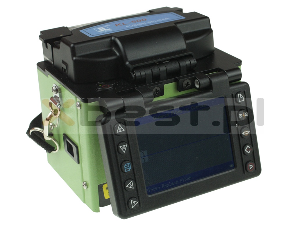 Spawarka światłowodowa JILONG KL-500 + obcinarka KL-21C, stripper, zapasowa para elektrod, akcesoria