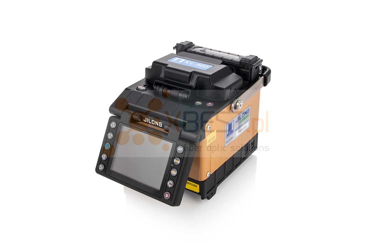 Spawarka światłowodowa JILONG KL-520 + obcinarka KL-22F, stripper, zapasowa para elektrod, akcesoria