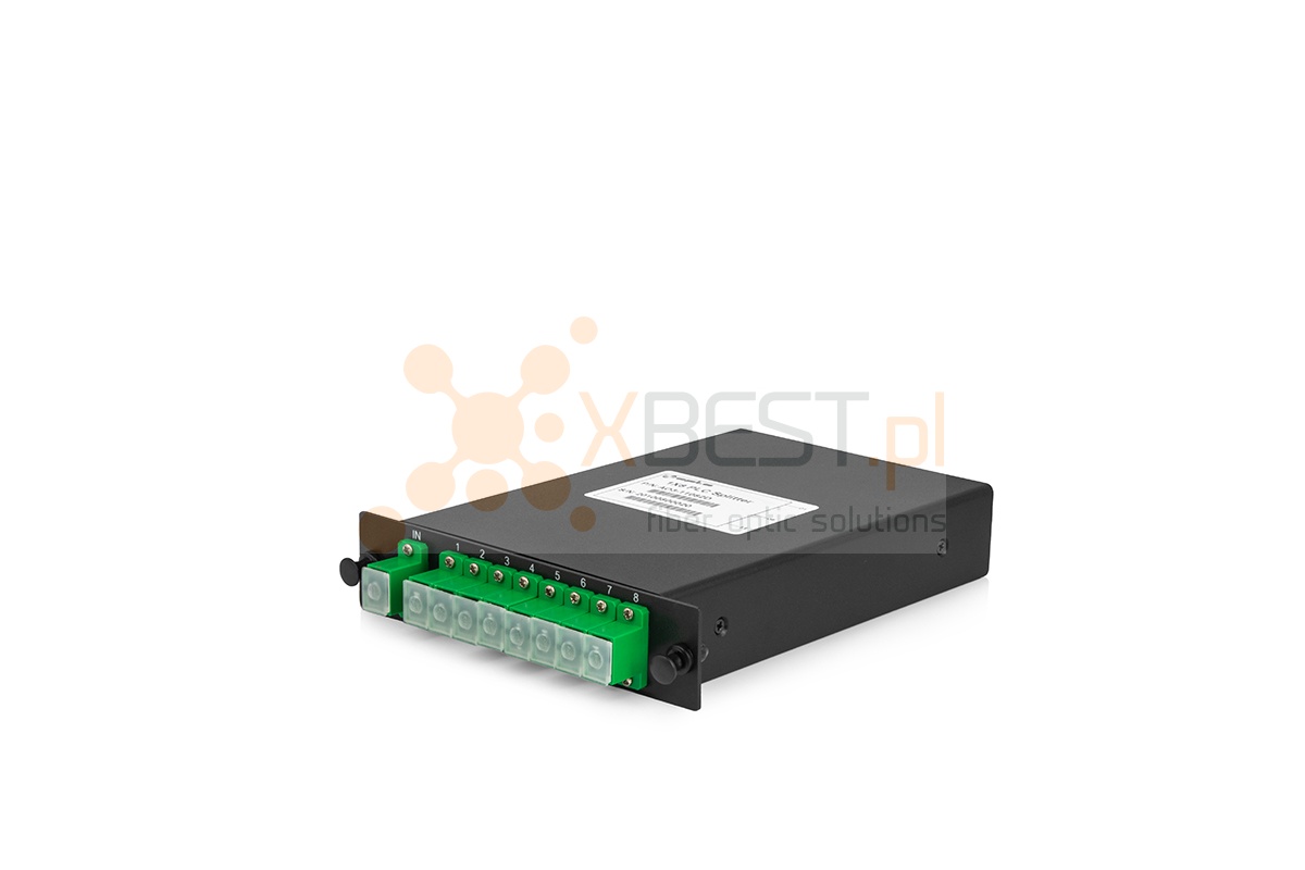 Splitter PLC SC/APC SM G.657A1 LGX BOX 1x8 29x129mm