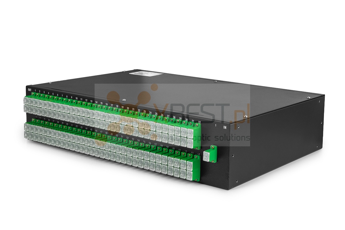 Splitter PLC SC/APC SM G.657A1 2U 1x128 (435x250x88mm)