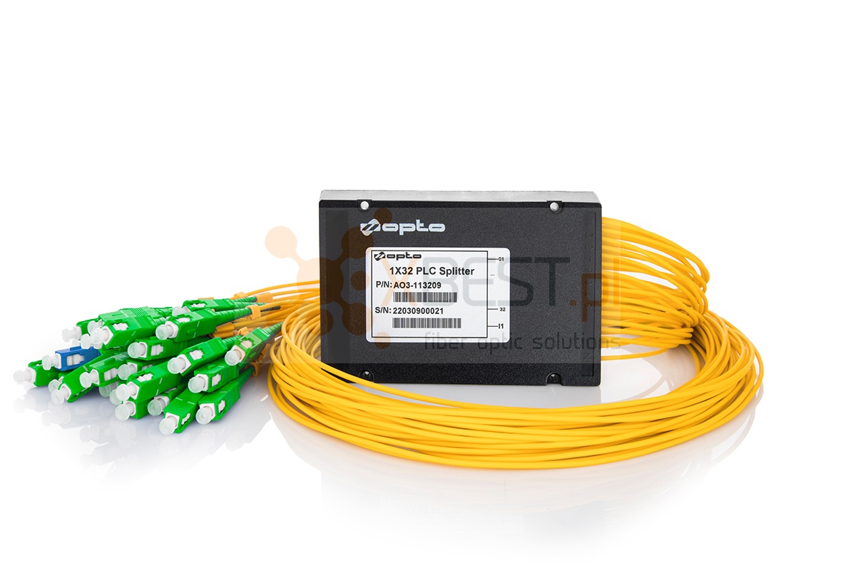 Splitter PLC SC/UPC-IN SC/APC-OUT SM G.657A1 2mm 1M ABS 1x32