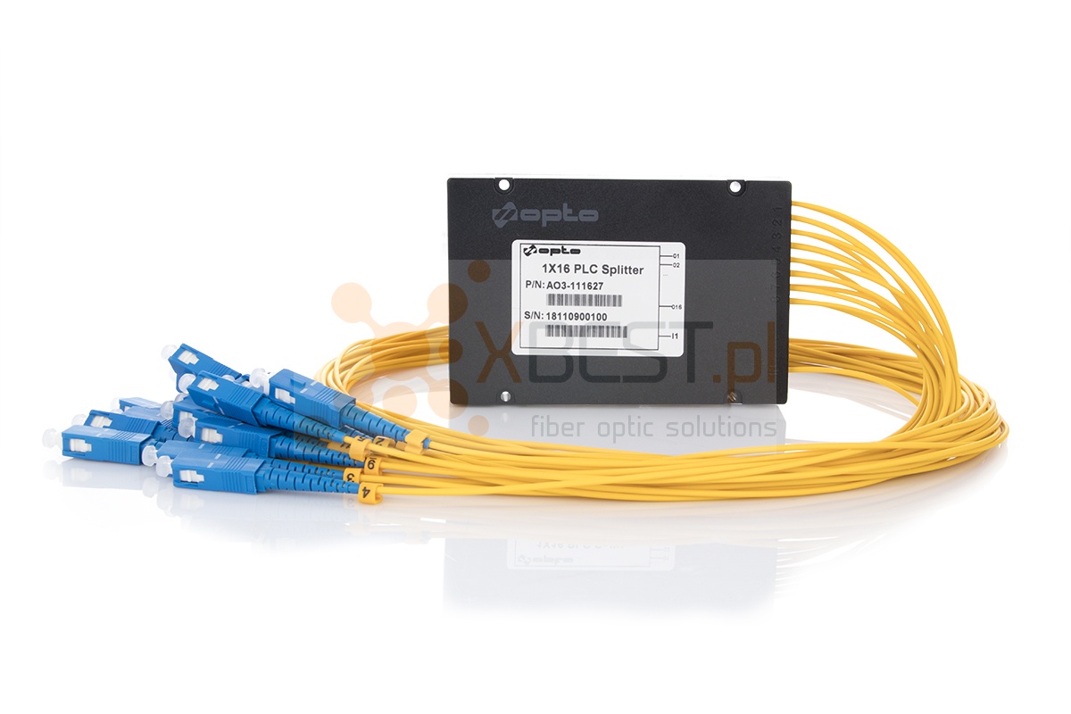 Splitter PLC SC/UPC SM G.657A1 2.0mm 1M ABS 1x16